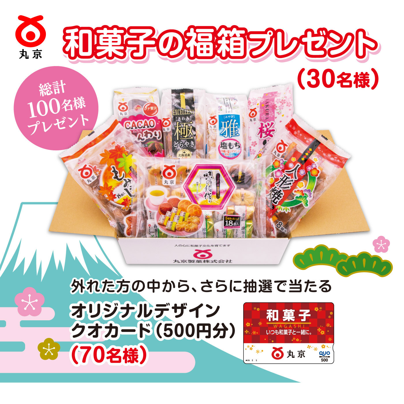 和菓子の福袋プレゼント